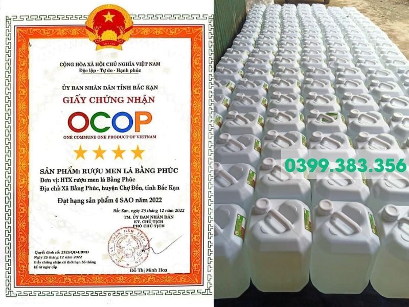 Hình ảnh chính sách bán rượu men lá Bằng Phúc sỉ lẻ toàn quốc