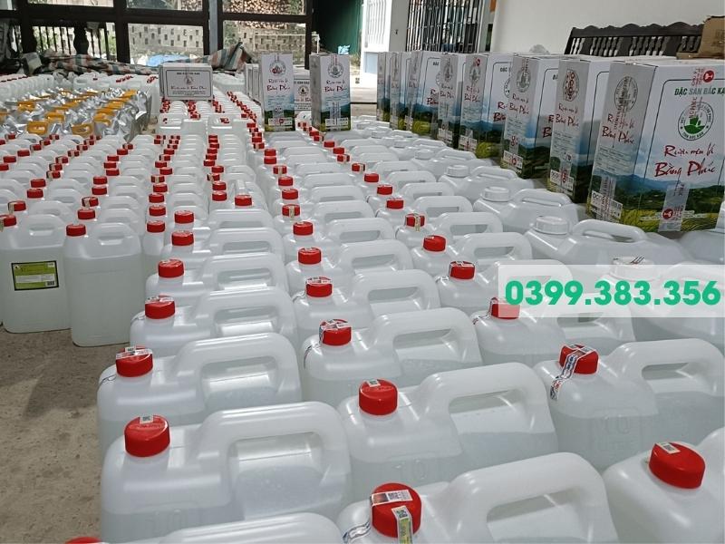 Hình ảnh địa chỉ mua sỉ rượu men lá Bằng Phúc can 10L