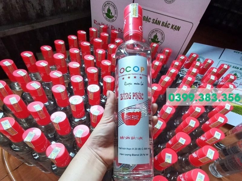 Hình ảnh rượu men lá Bằng Phúc Bắc Kạn 500ml