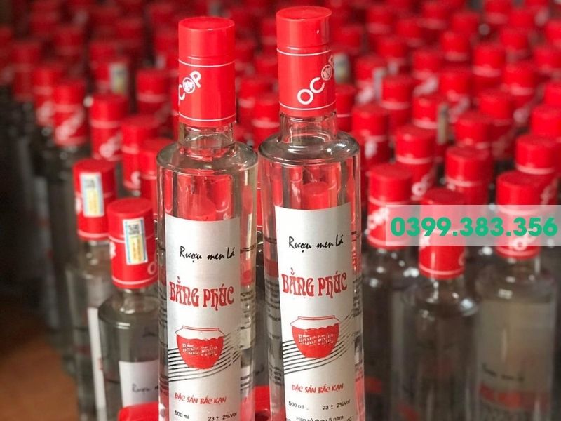 Hình ảnh giá rượu men lá bằng phúc chai 500ml