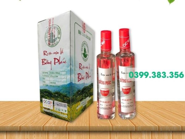 Hình ảnh rượu men lá Bằng Phúc chai 500ml nổi tiếng Bắc Kạn